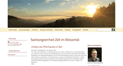 Desktop Screenshot of kath-zell-wiesental.de